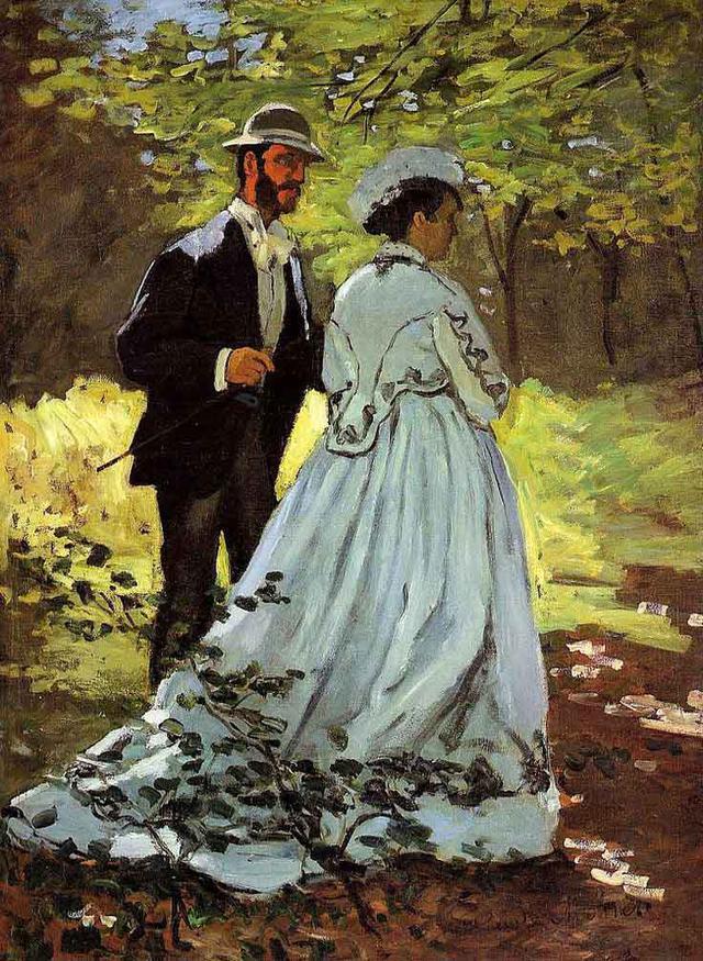 🚶‍♀️ Os Passeantes – Claude Monet (cerca de 1870)