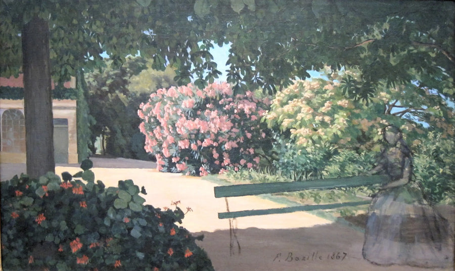 A Terraço em Méric - Frédéric Bazille