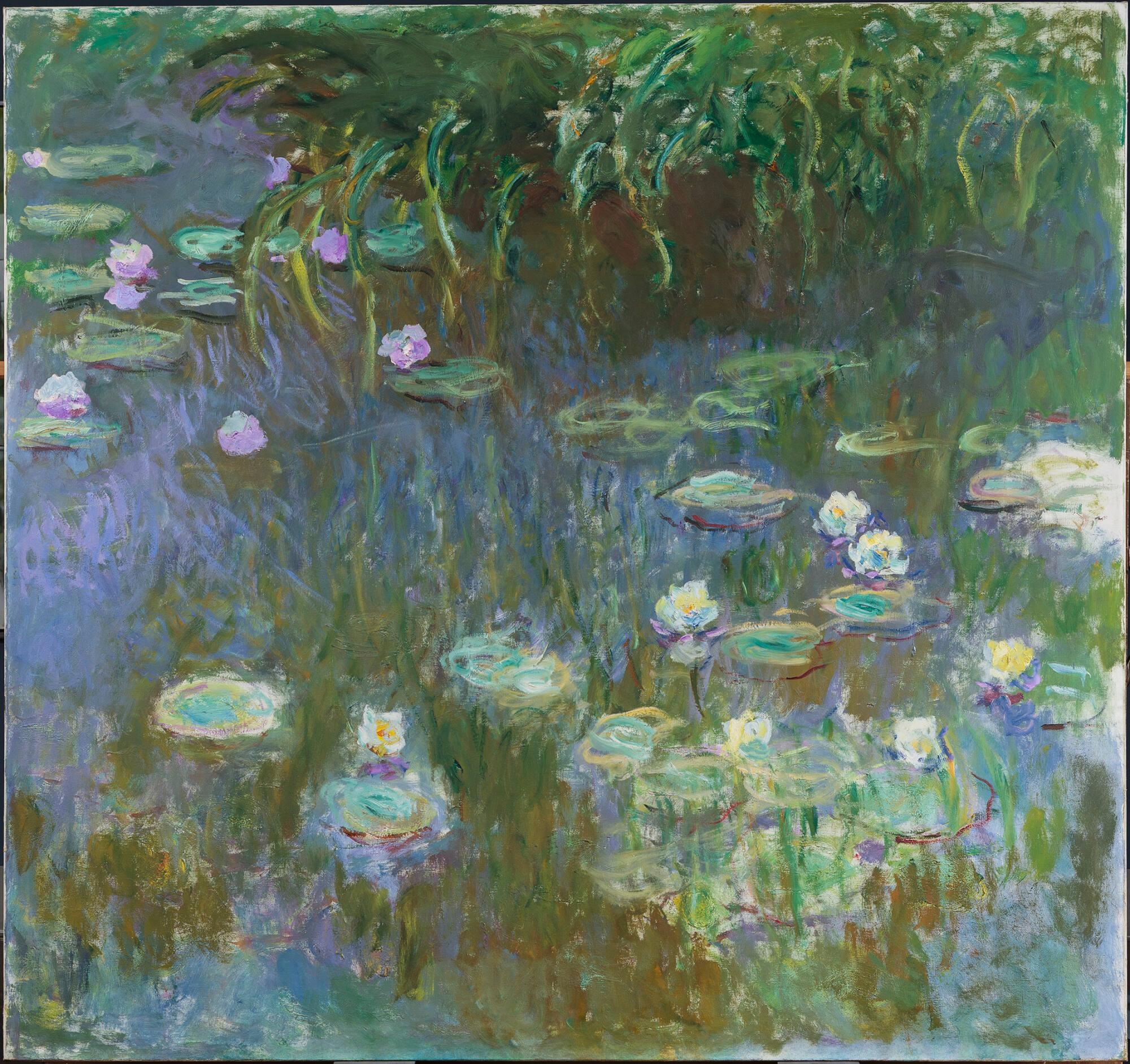 As lírios d'água - Claude Monet