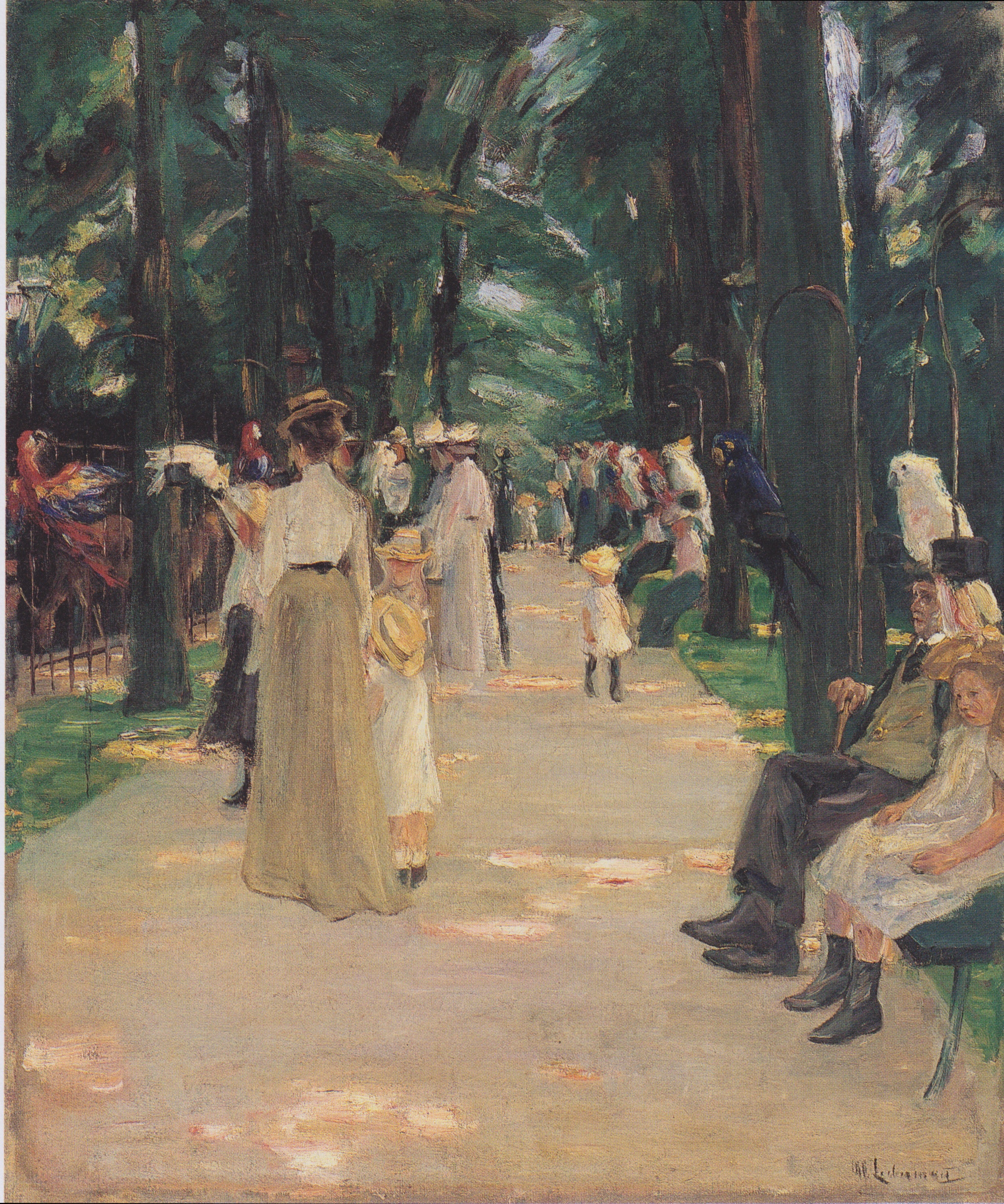 A alameda dos papagaios - Max Liebermann