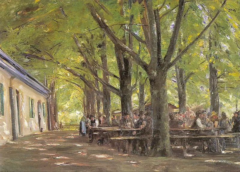 cervejaria de campo em Brannenbourg - Max Liebermann