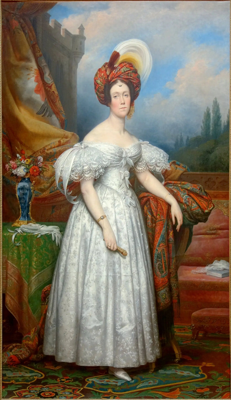 A marquise Charles de Bethisy, née Adèle-Mathilde-Emmanuelle de Guernonval d'Esquelbecq - Charles de Steuben