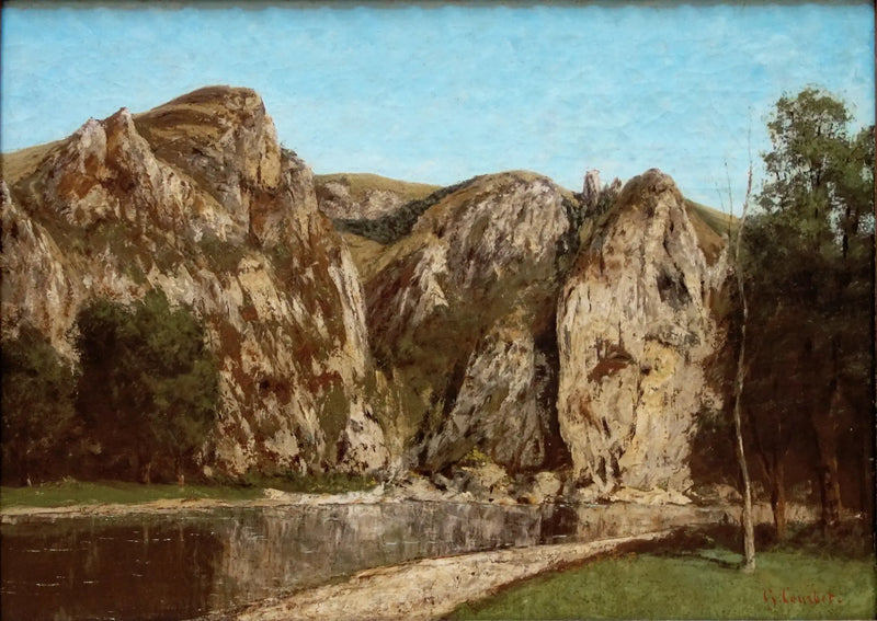 A Meuse em Freyr - Gustave Courbet