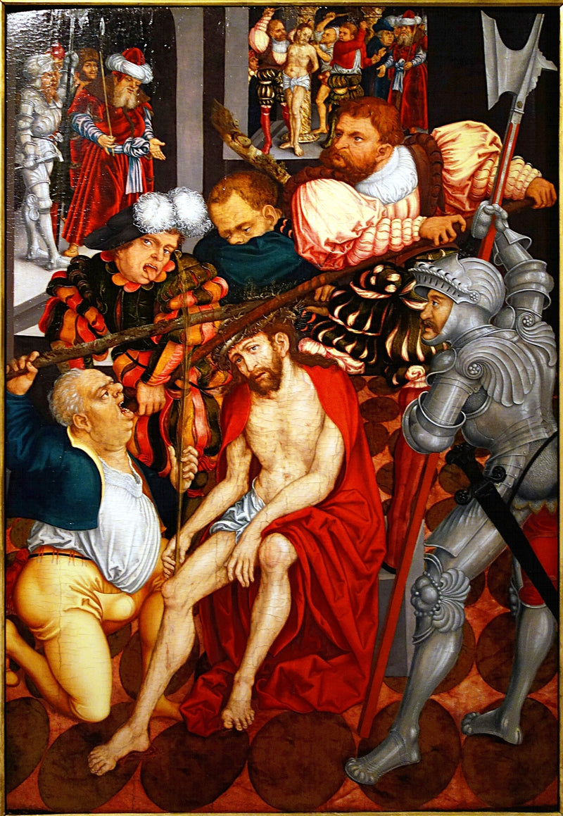 A Derisão de Cristo - Lucas Cranach, o Velho