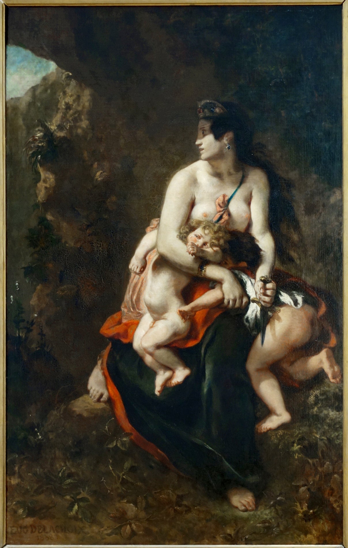 Reproduction du tableau « Médée furieuse - Eugène Delacroix » par Alpha Reproduction en peinture à l’huile
