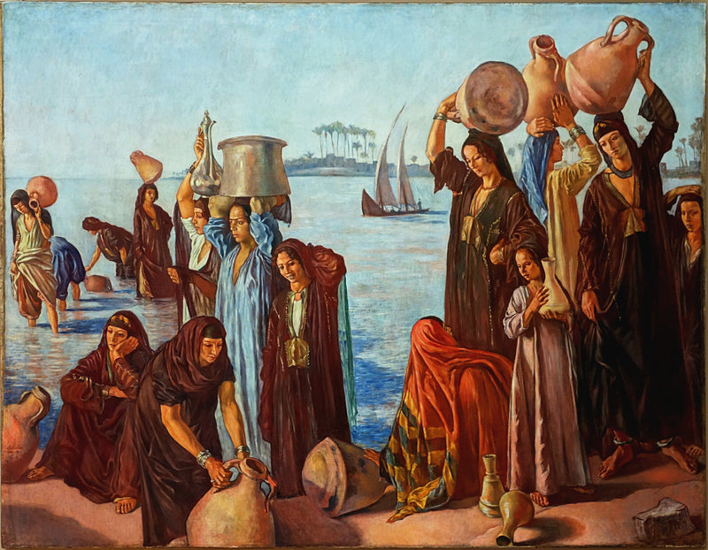 Mulheres às Margens do Nilo - Émile Bernard