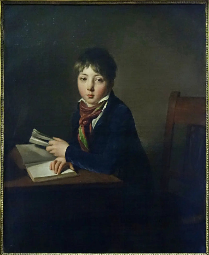 Retrato de Julien Boilly, criança - Louis-Léopold Boilly