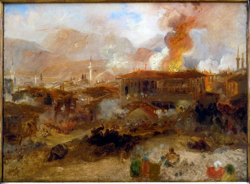 Incêndio em Constantinopla - J. M. W. Turner
