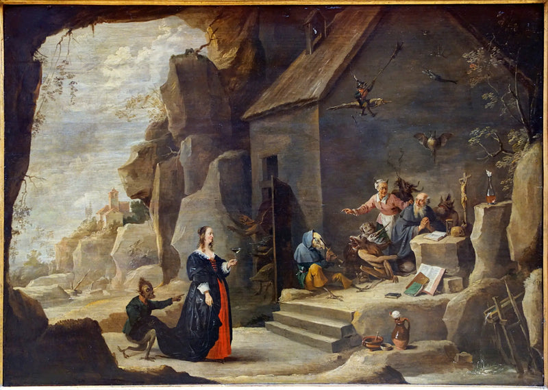 A Tentação de Santo Antônio - David Teniers Júnior