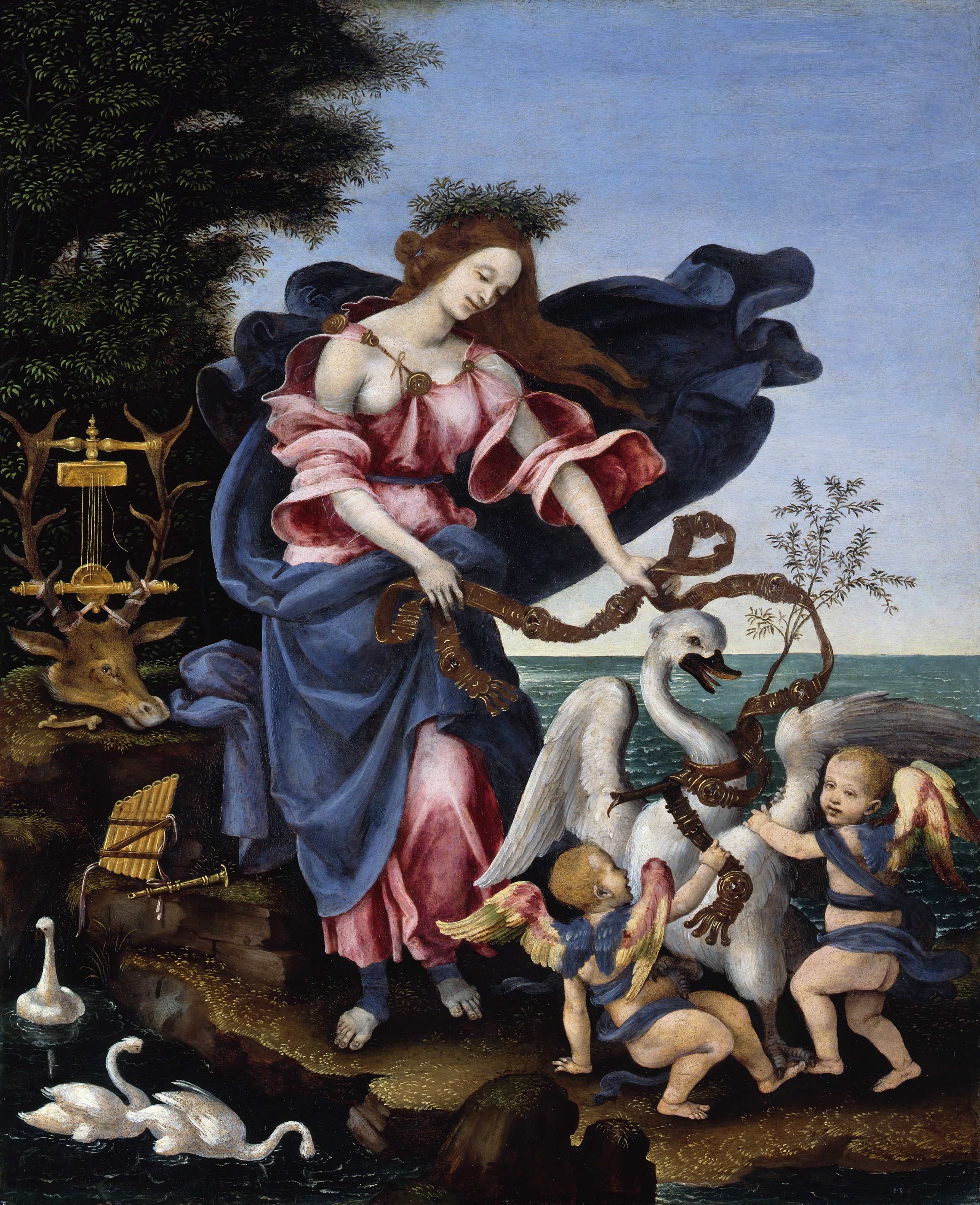 Allégorie de la musique (Erato) - Filippino Lippi