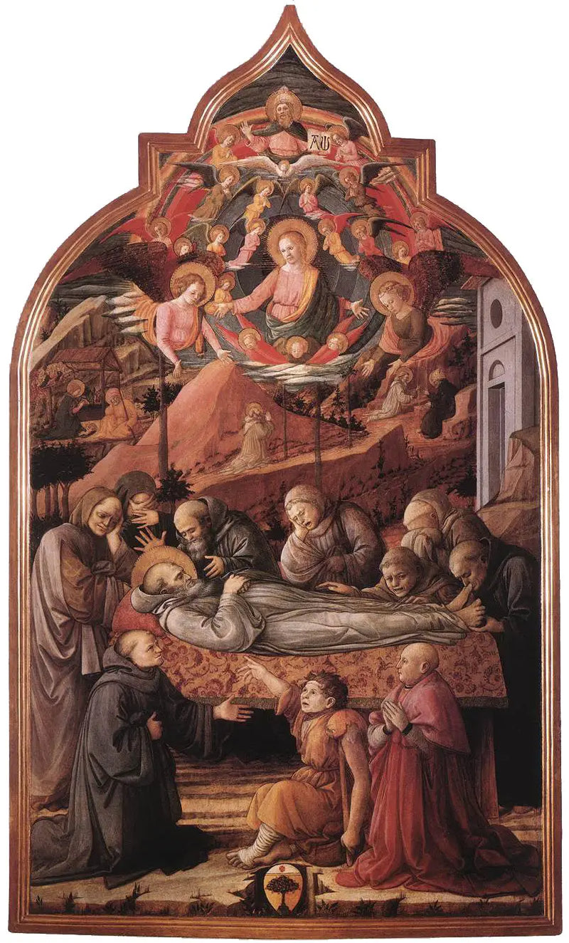 Funeral de São Jerônimo - Fra Filippo Lippi