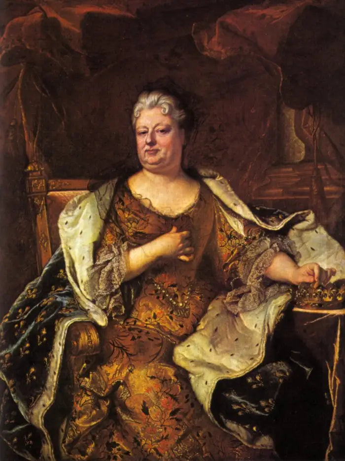 Retrato de Élisabeth-Charlotte d'Orléans - Hyacinthe Rigaud