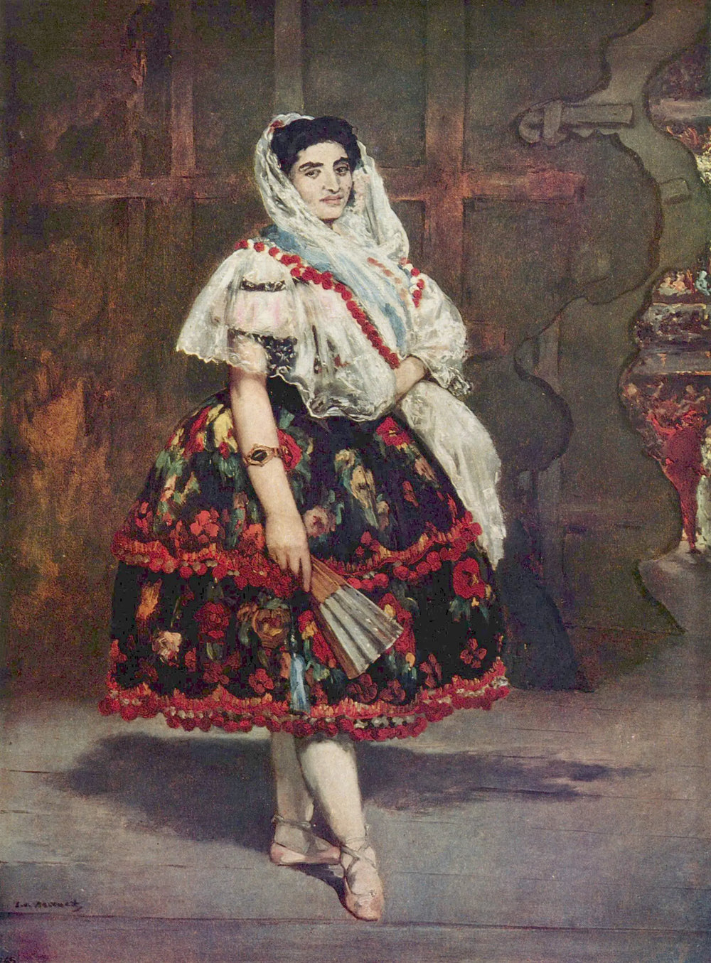 Reproduction du tableau « Lola de Valence - Édouard Manet » par Alpha Reproduction en peinture à l’huile