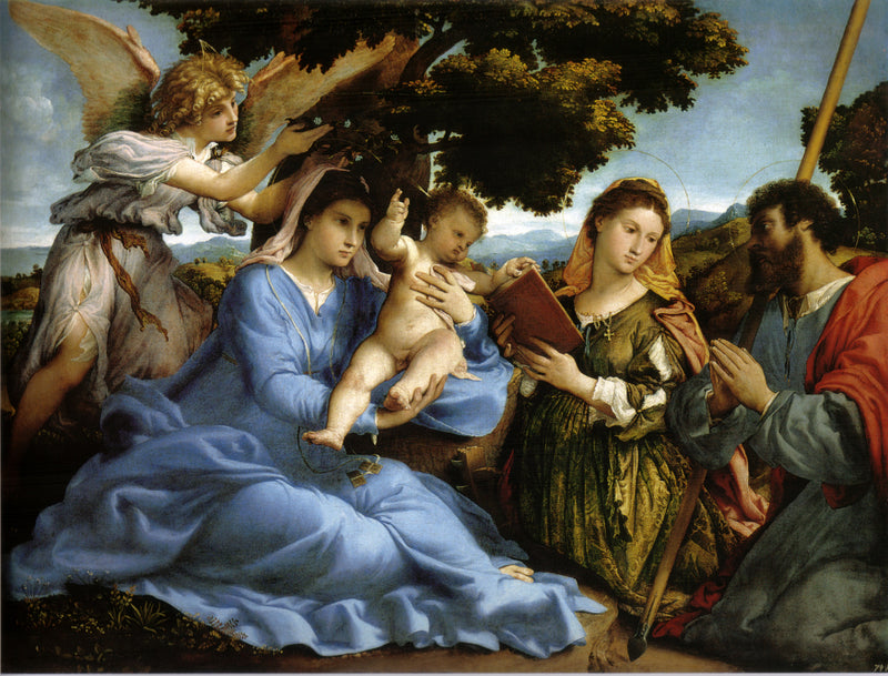 Virgem com o Menino - Lorenzo Lotto