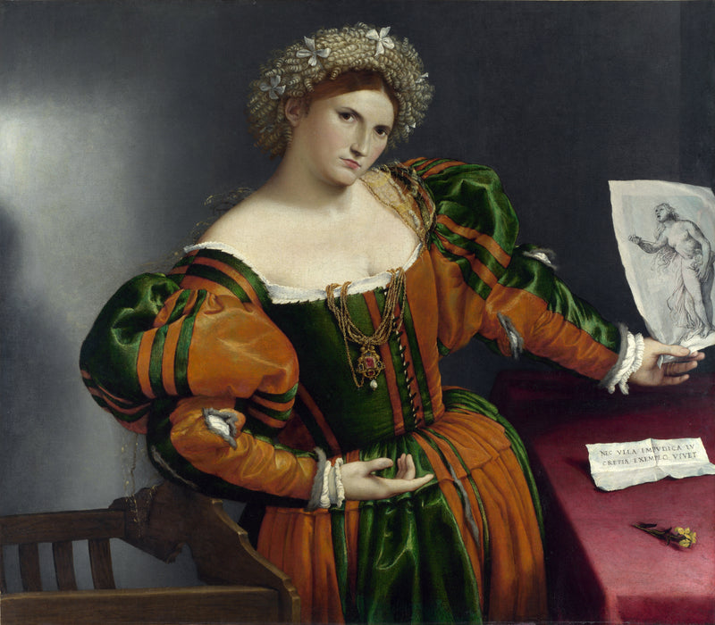 Retrato de mulher - Lorenzo Lotto