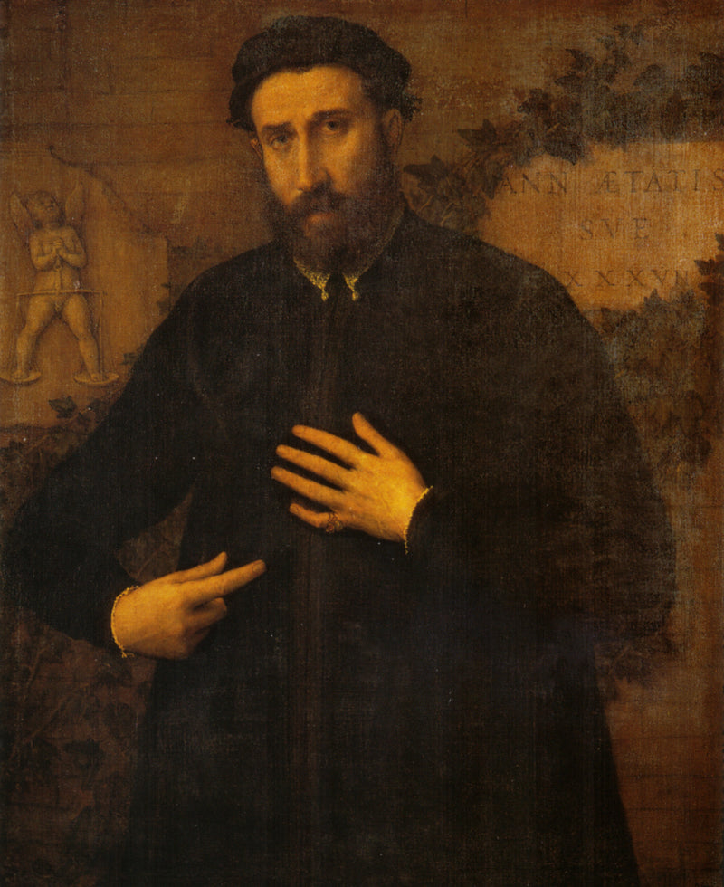 retrato de um homem de 37 anos - Lorenzo Lotto