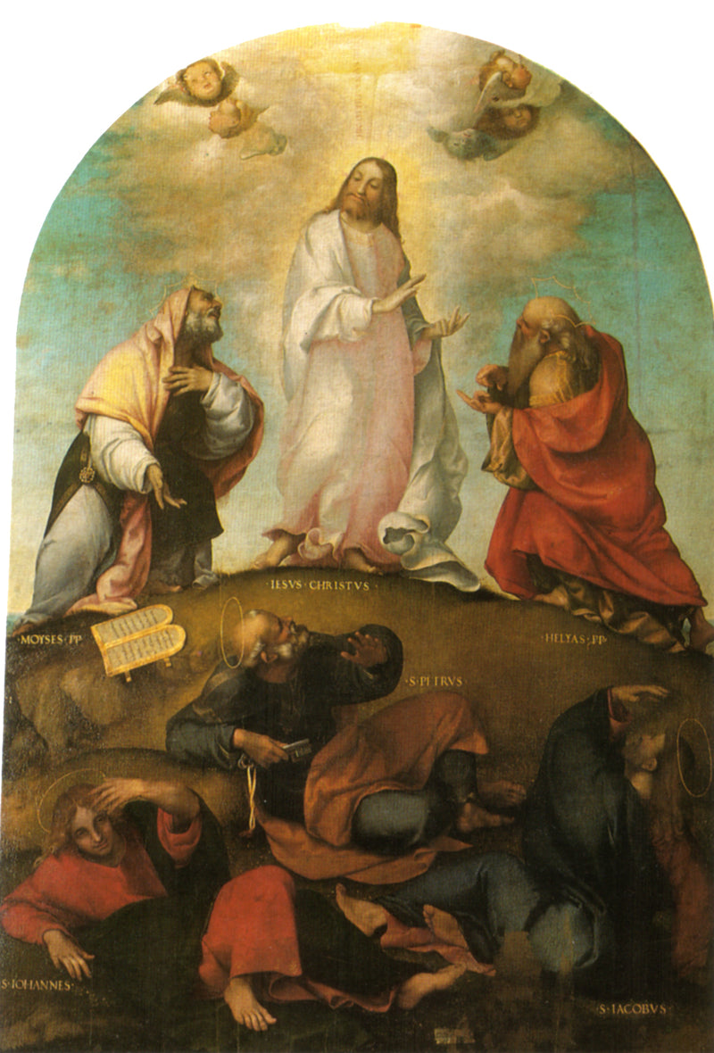 Transfiguração de Cristo - Lorenzo Lotto