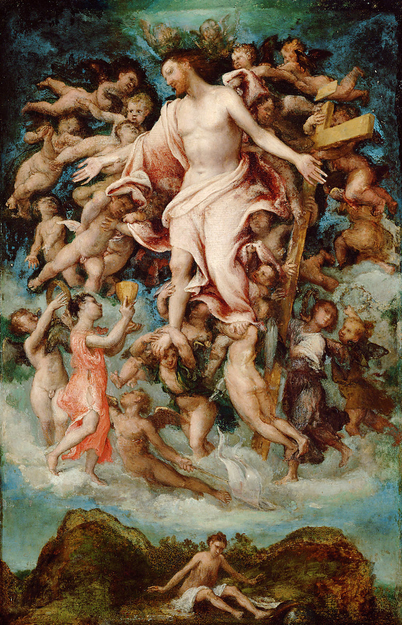 O Cristo derramando seu sangue - Lorenzo Lotto