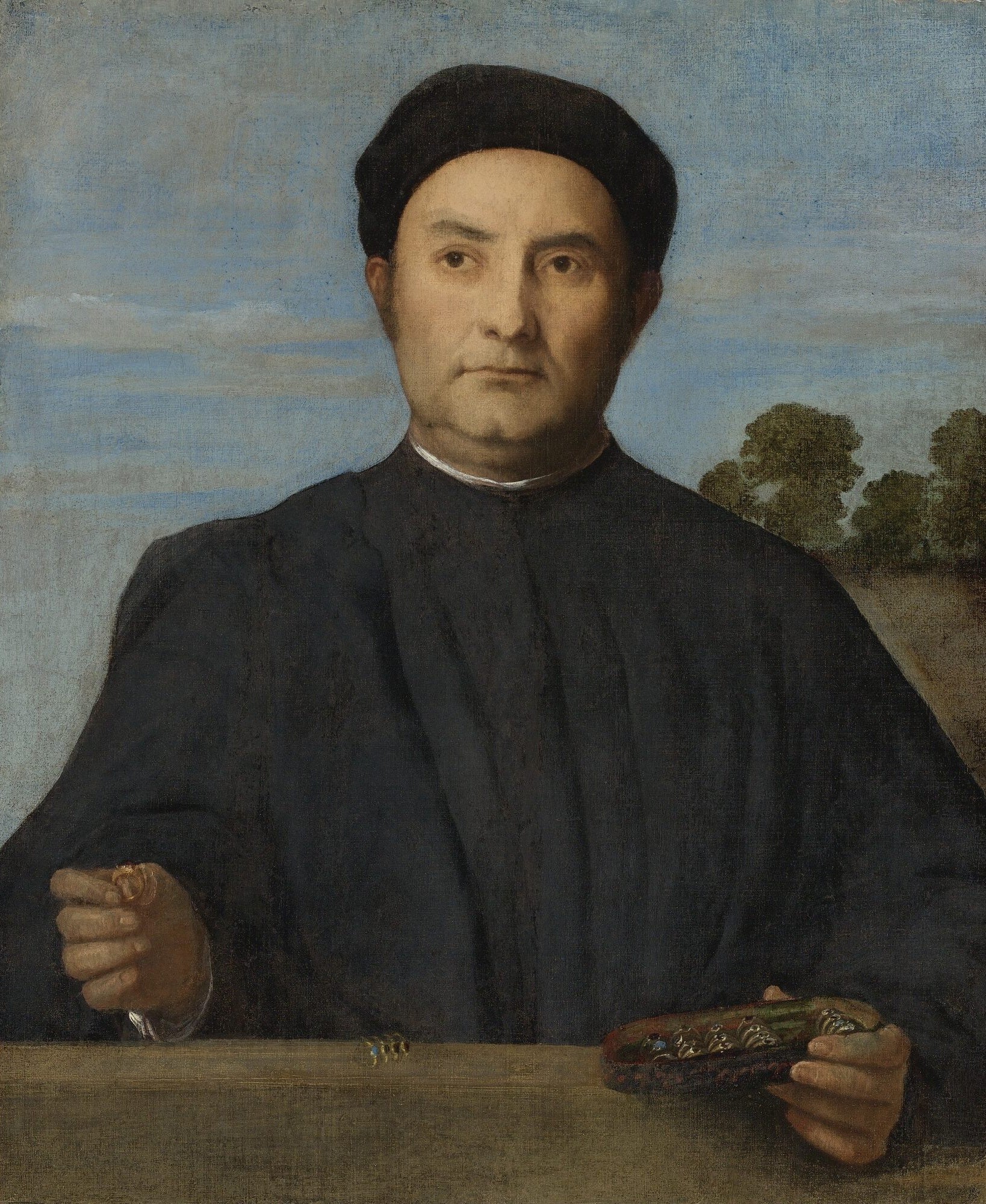Portrait d’un bijoutier - Lorenzo Lotto - Alpha Reproduction
