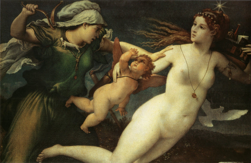 O Triunfo da Castidade - Lorenzo Lotto