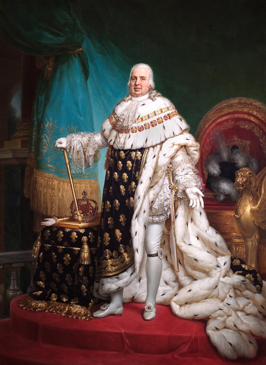 Louis XVIII (1755–1824), rei da França – François Gérard