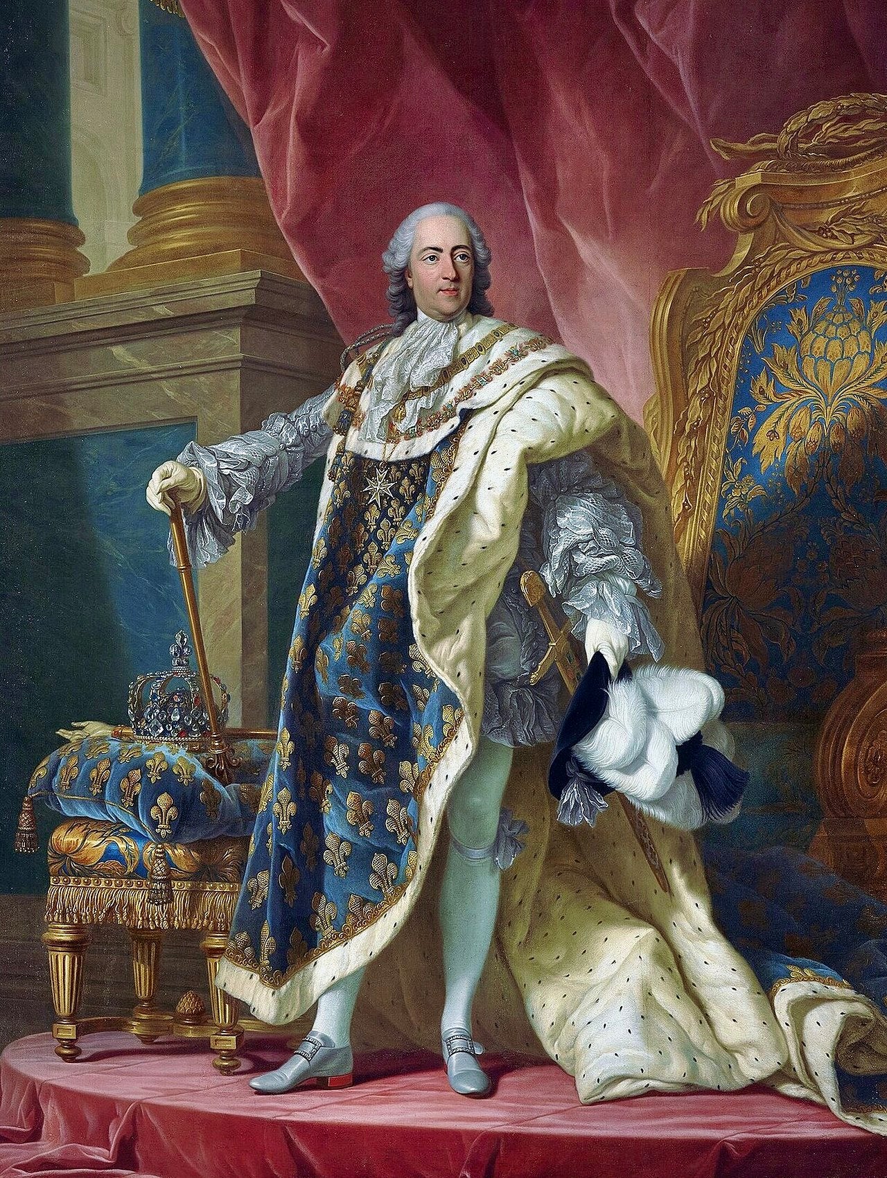 Louis XV, rei da França – Louis-Michel van Loo