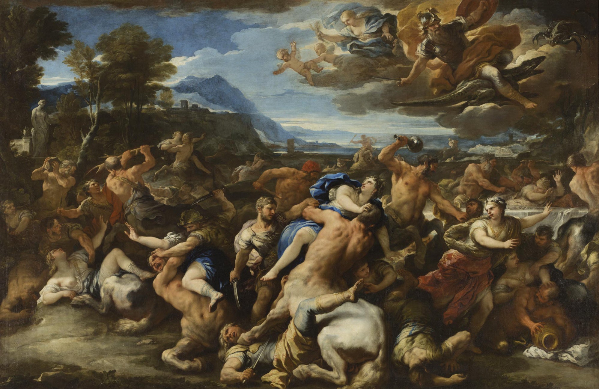 Bataille entre les Lapithes et les Centaures - Luca Giordano