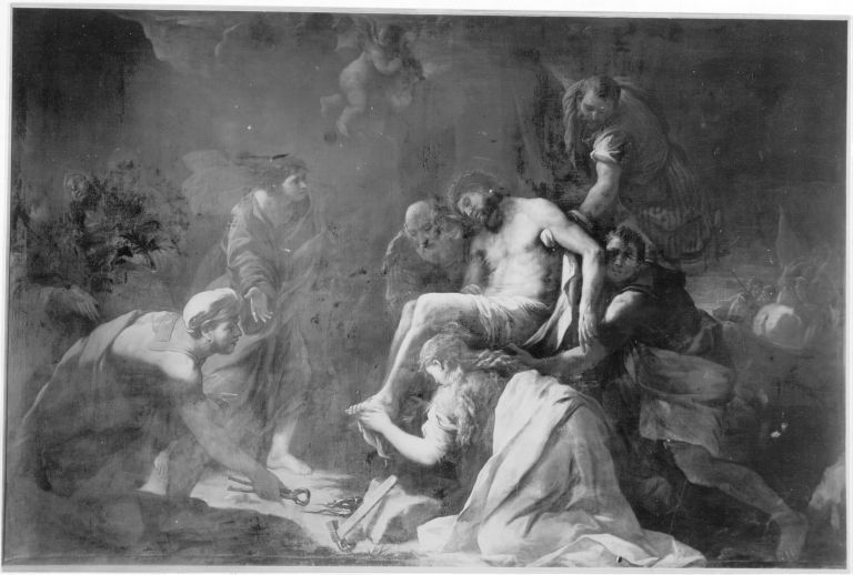 Le Christ descendu de la Croix - Luca Giordano