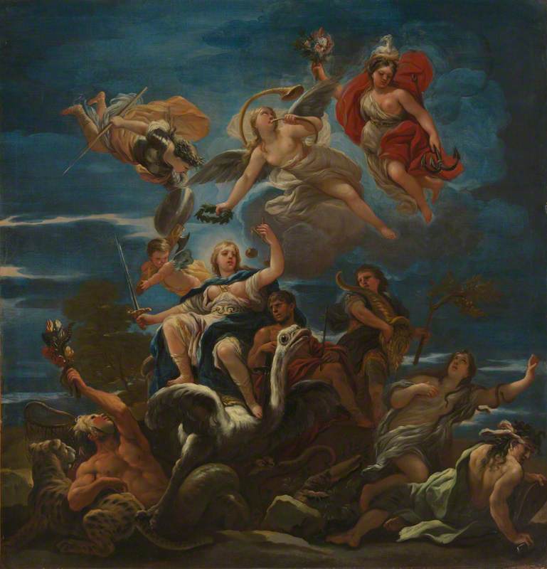Allégorie de la Justice - Luca Giordano
