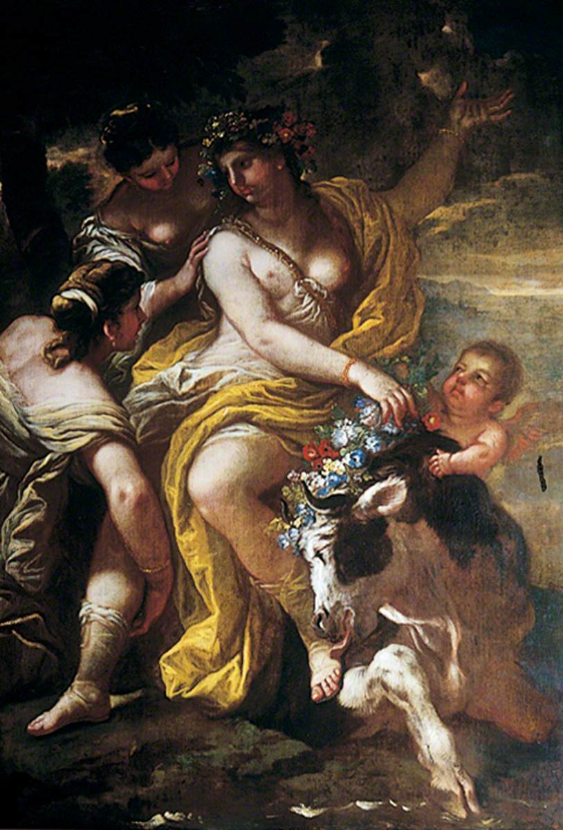 Le viol de l'Europe - Luca Giordano
