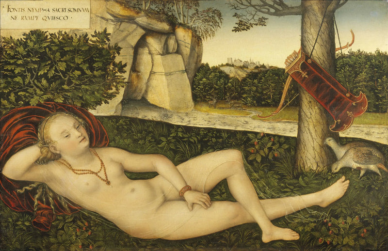 A Ninfa na Fonte - Lucas Cranach, o Velho