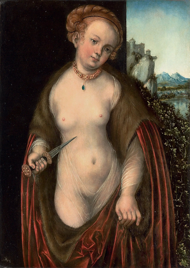 Lucrèce - Lucas Cranach, o Velho