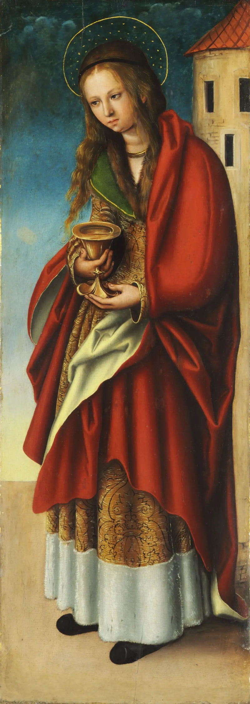 Santa Bárbara - Lucas Cranach, o Velho