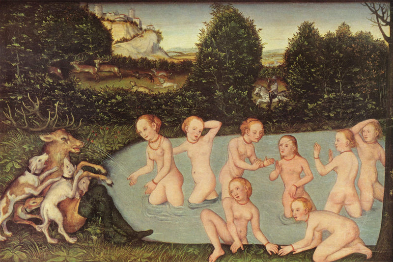 Diane e Atalanta - Lucas Cranach, o Velho