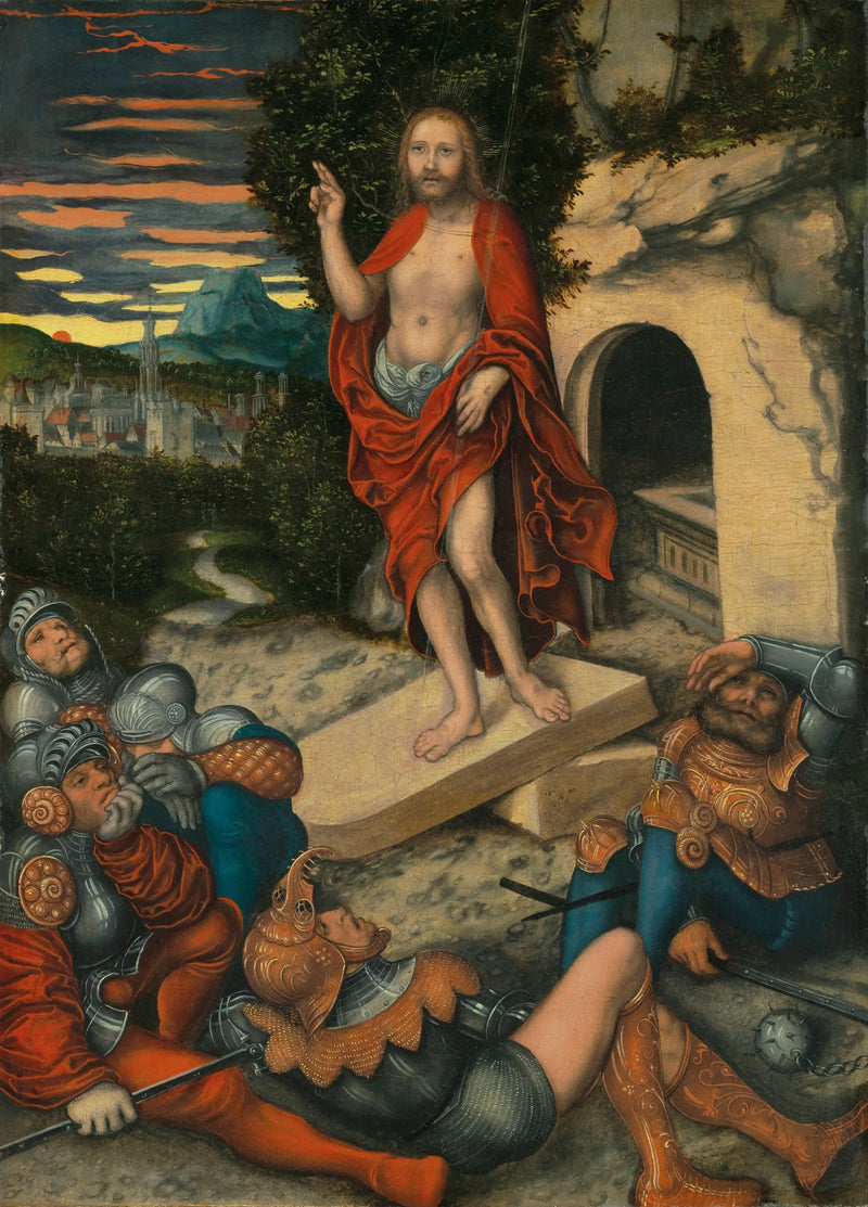 A ressurreição de Cristo - Lucas Cranach, o Velho