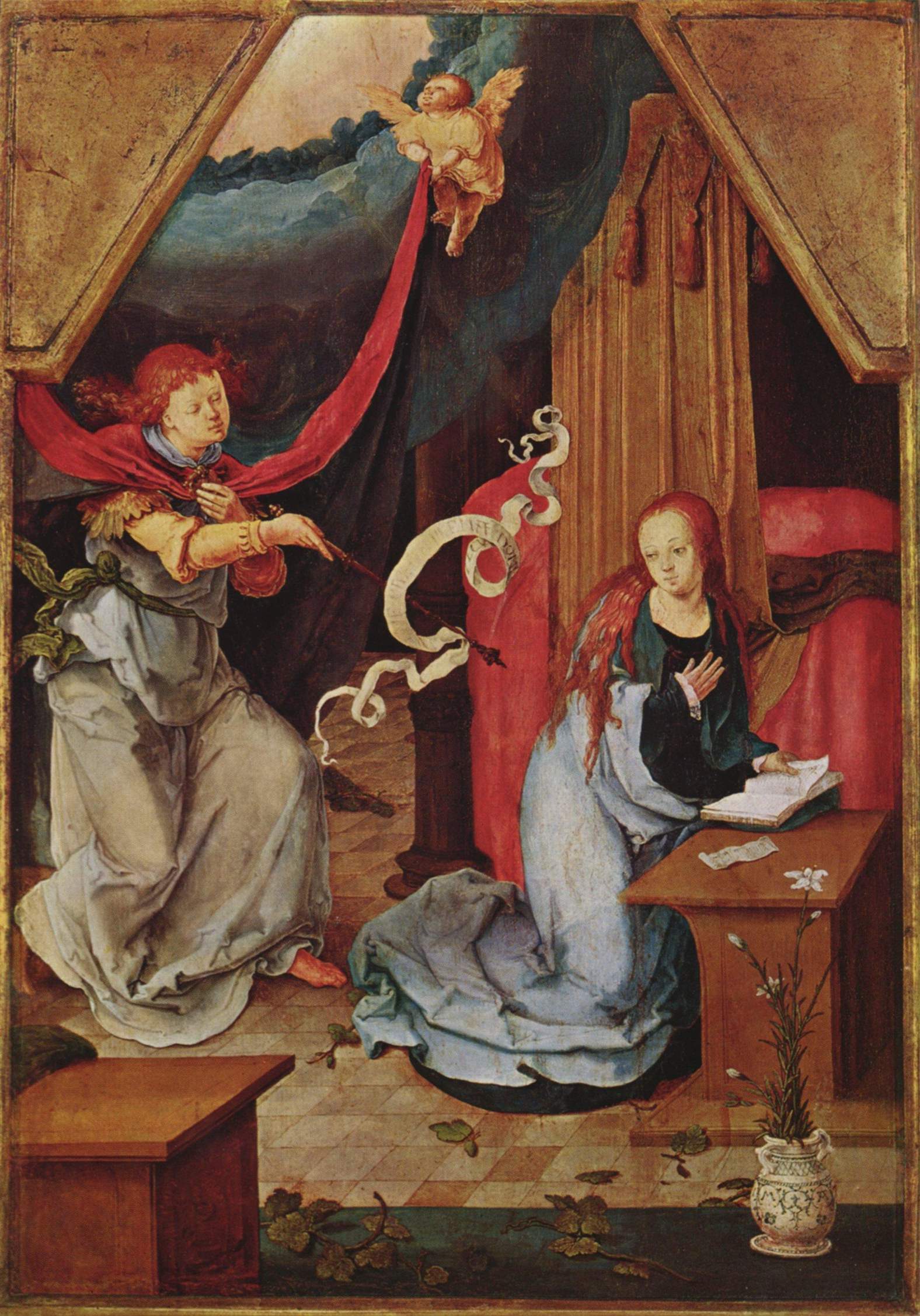 Annonciation - Lucas van Leyden