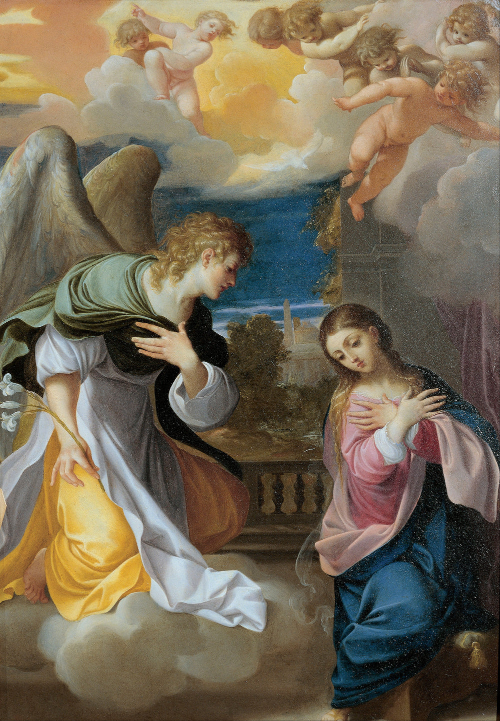 Annonciation - Ludovico Carracci - Alpha Reproduction