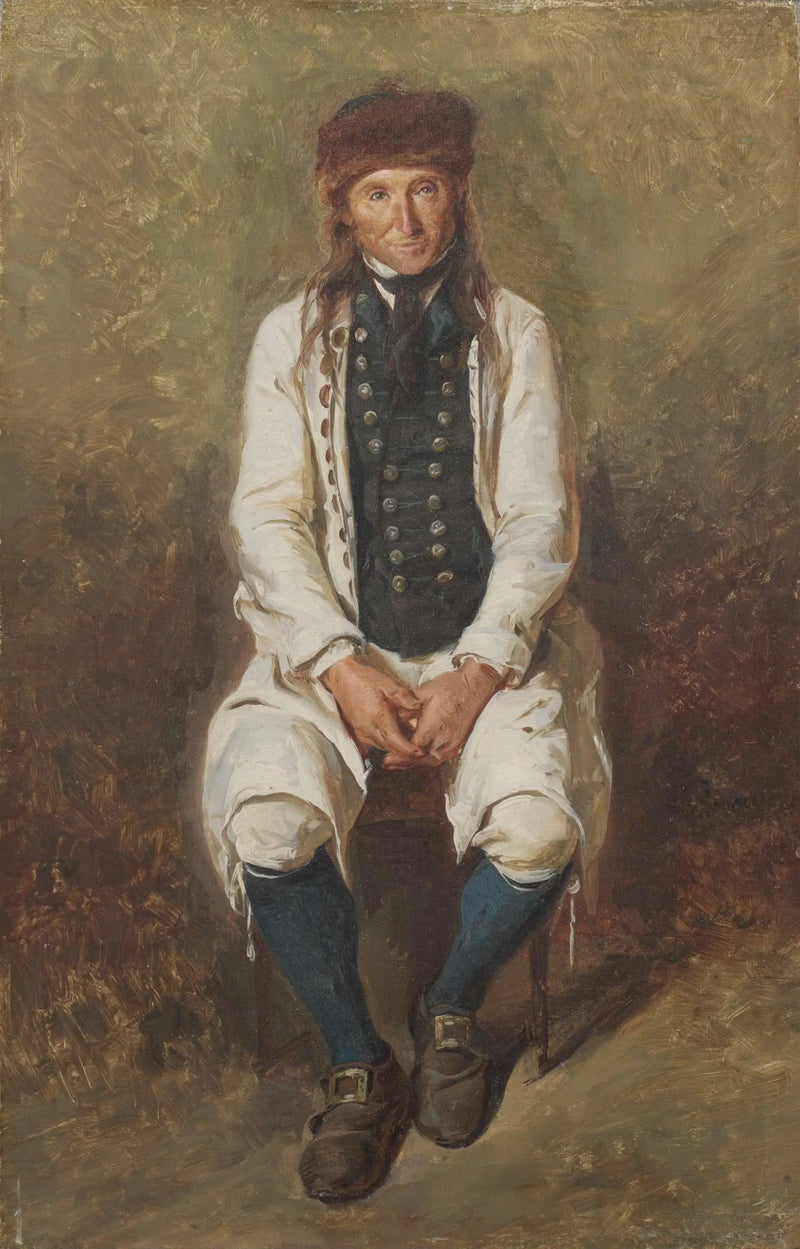 Camponês em traje de Hesse - Ludwig Knaus