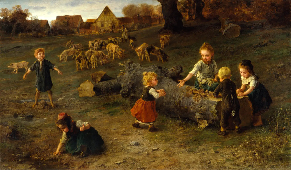 tartes à la boue - Ludwig Knaus - Alpha Reproduction