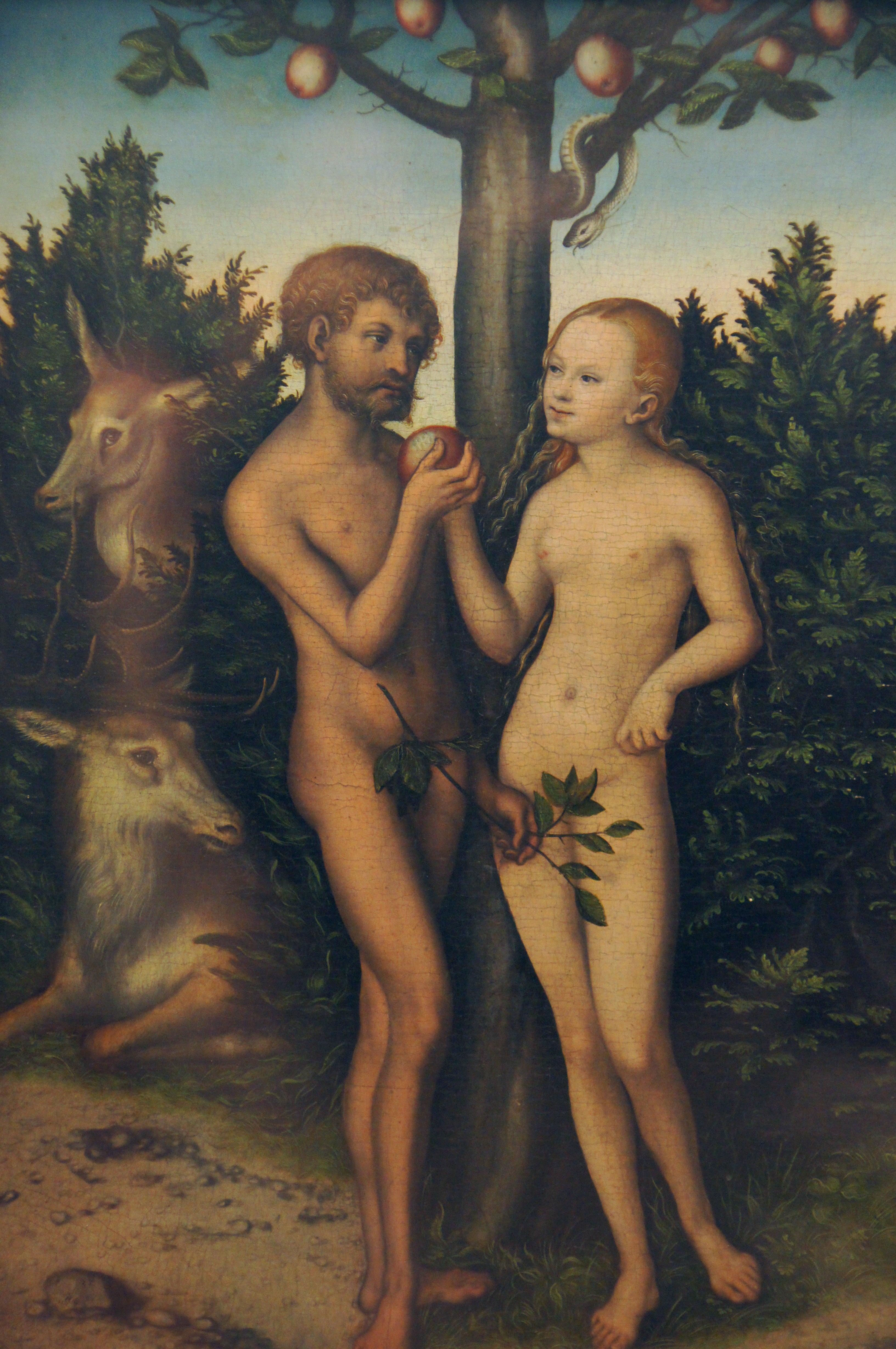 Adam et Ève - Lucas Cranach the Elder