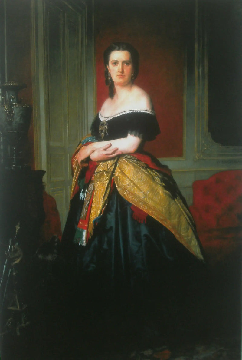 Retrato de Marie-Thérèse Bartholoni - Bouguereau