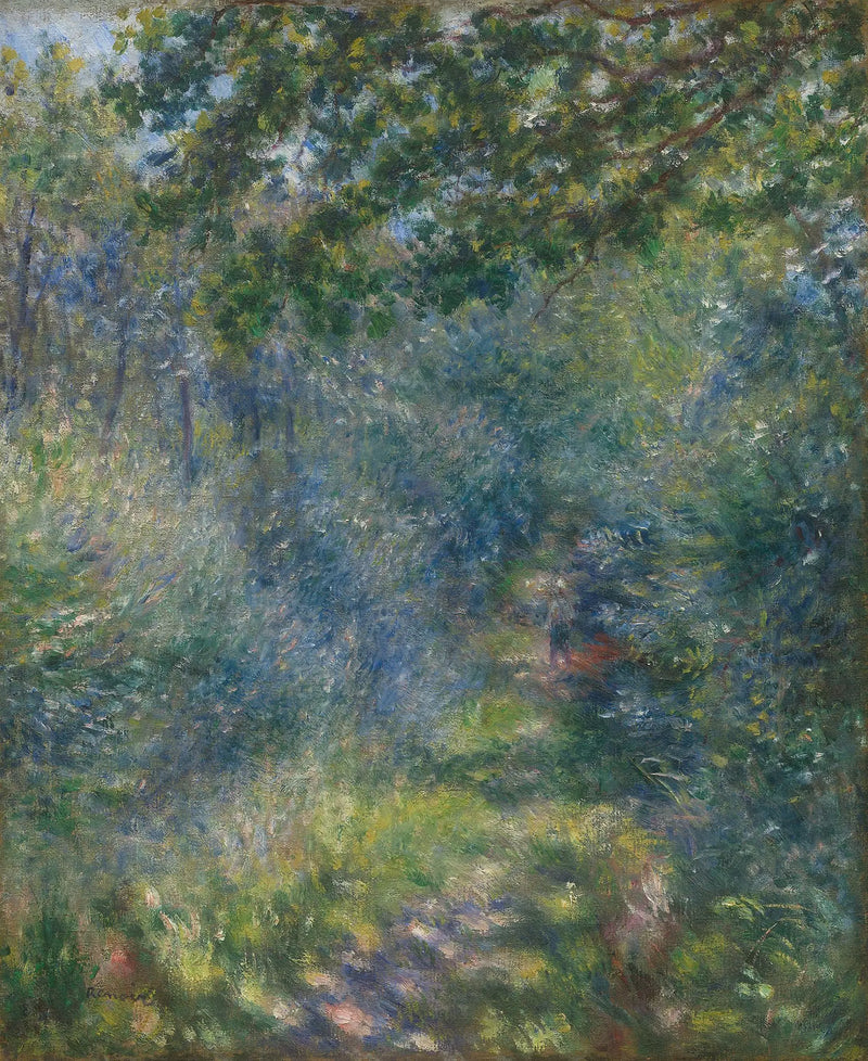Caminho na floresta - Pierre-Auguste Renoir