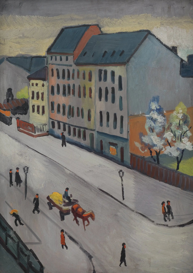 Nossa rua em Grau - August Macke