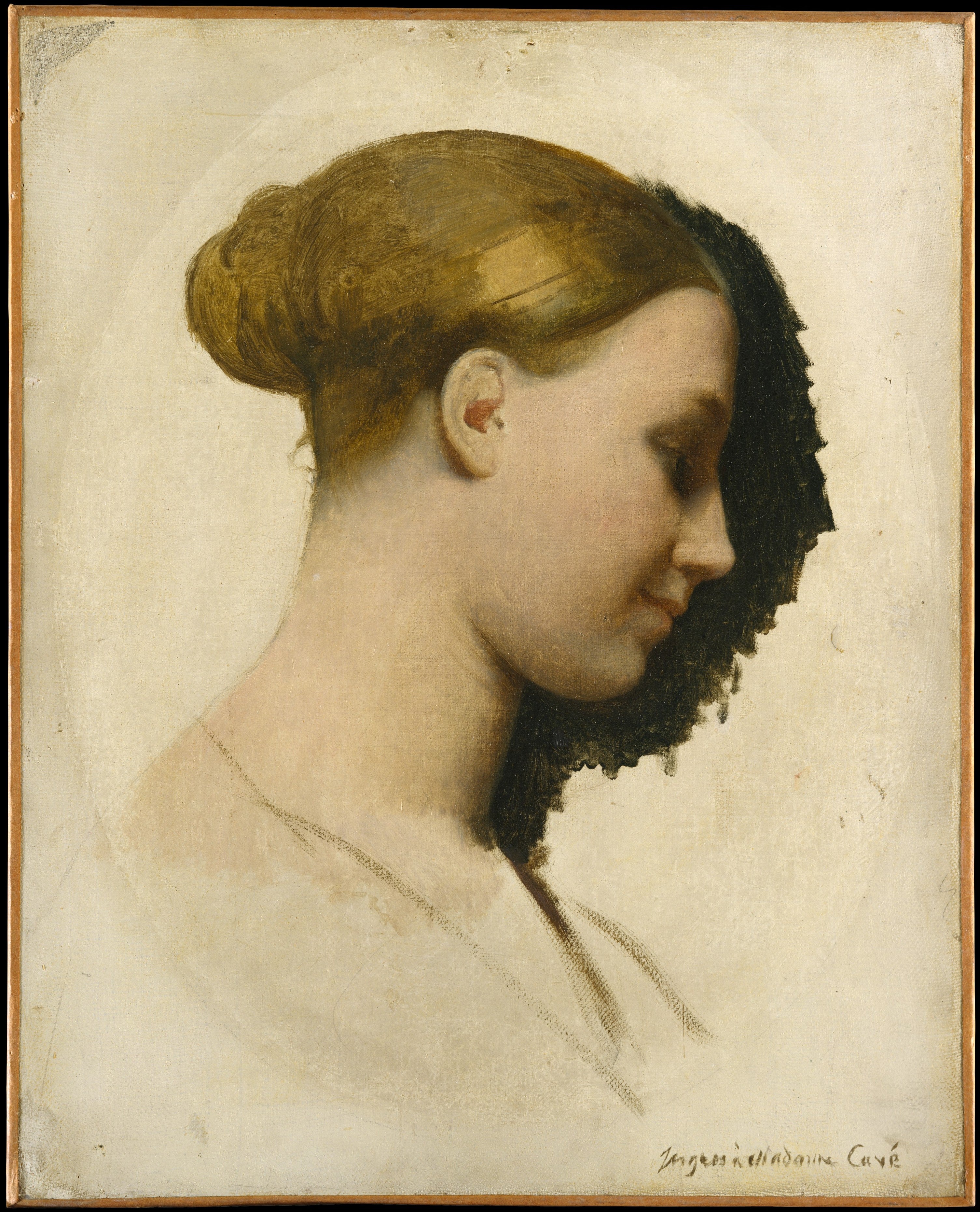 Madame Edmond Cavé (Marie-Élisabeth Blavot, nascida em 1810) - Jean-Auguste-Dominique Ingres