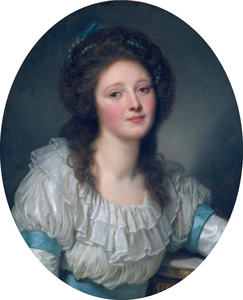Retrato de Madame Mercier - Jean-Baptiste Greuze