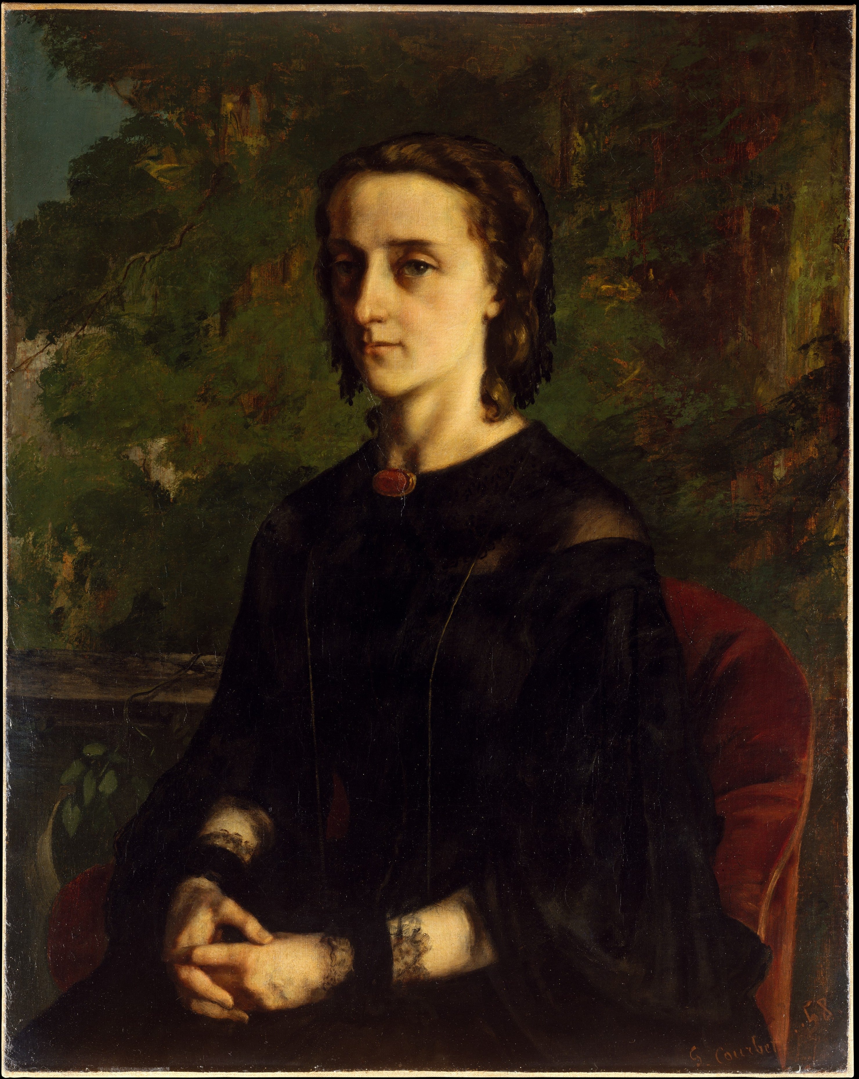 Madame Frédéric Breyer - Gustave Courbet