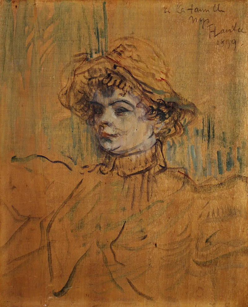 Mademoiselle Nys - Henri de Toulouse-Lautrec