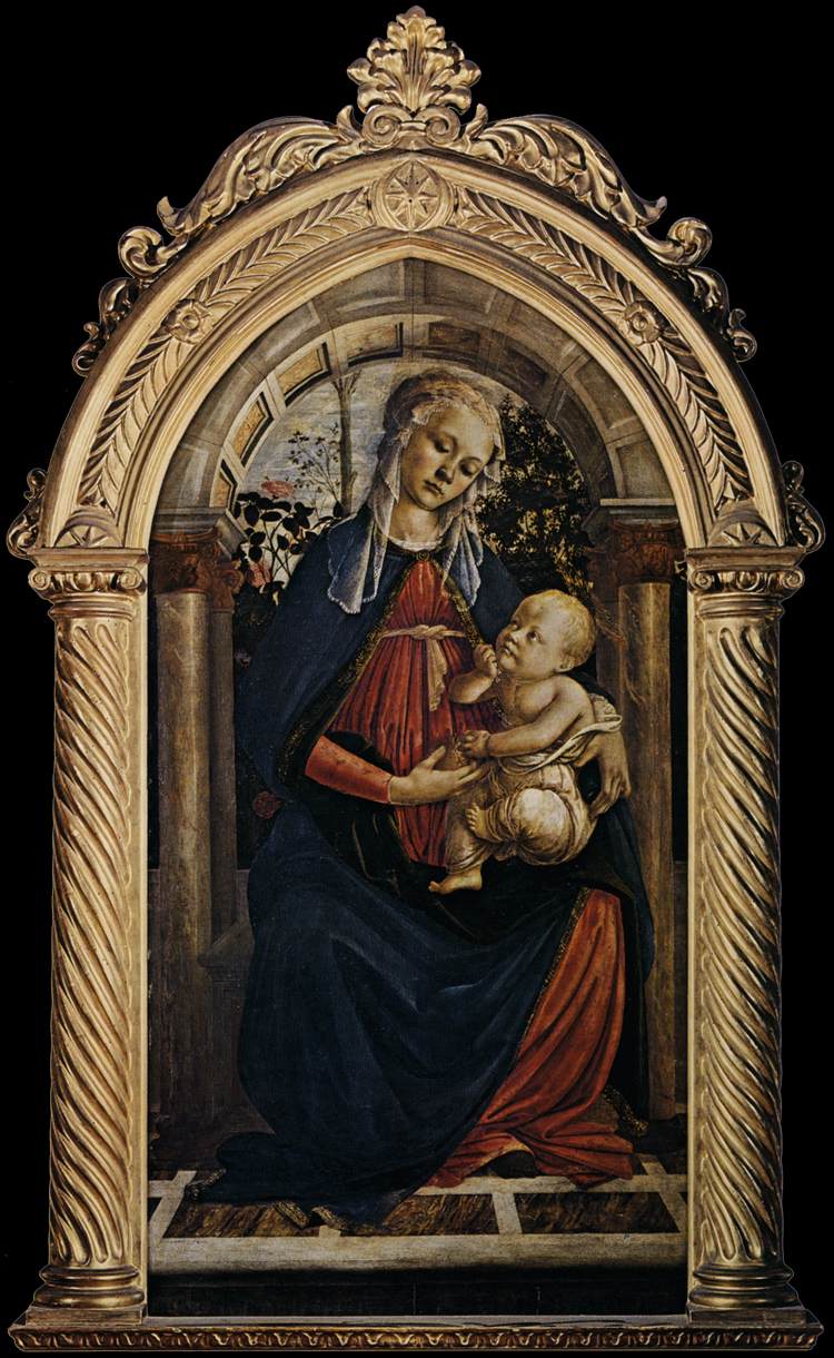 A Virgem no Roseiral - Sandro Botticelli