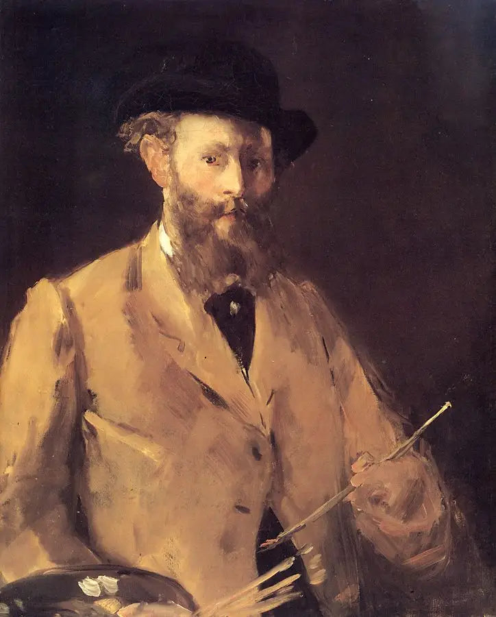 Autorretrato com a paleta - Édouard Manet