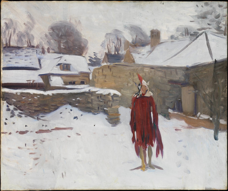 Mannequin na neve - John Singer Sargent